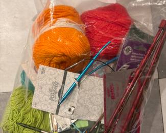 Knitting supplies