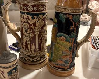 Vintage steins