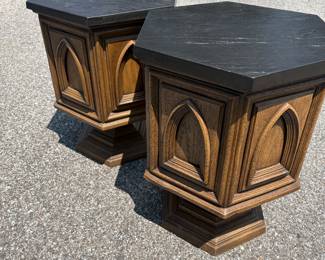 Vintage midcentury side tables