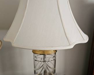 Pair Glass Lamps