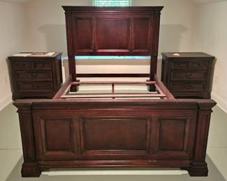 Queen Bed and two matching Nightstands