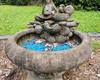 Large Concrete Fountain