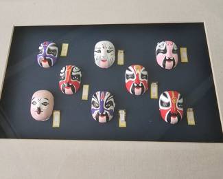 Small Hand Painted Han Opera Masks