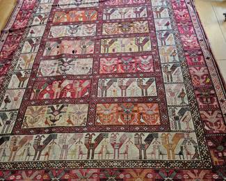 Handmade Iranian Floor Rug
This is 9.5 x 8.5 inches.