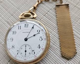 Waltham Gold Filled Pocket Watch.