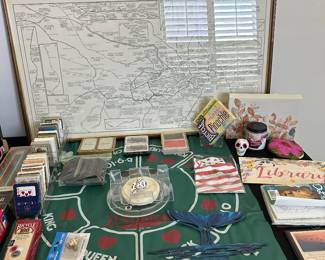 Vintage Railroad Map