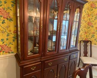 Nice China cabinet.