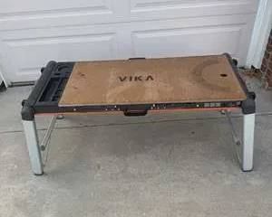 VIKA Work Table with Adjustable Height and Built-in Tool Storage