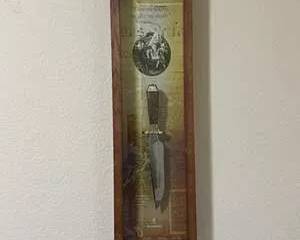 Browning Collectible Display Knife with Historical Quote