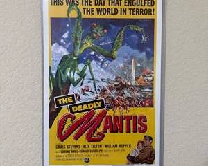 The Deadly Mantis Vintage Movie Poster