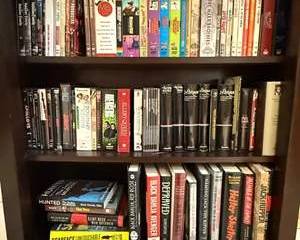 Collection of Classic Movies and Books on DVD and Paperback