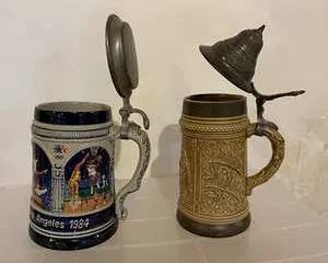 Pair of Collectible Beer Steins