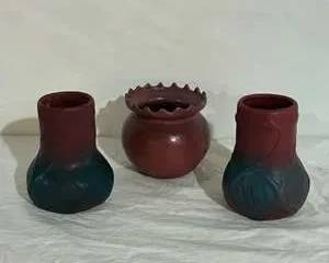 Van Briggle Onion Bulb Vases; Vase