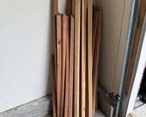 Assorted Wooden Dowels and Planks - Various Colors and Textures