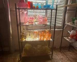 Vintage Colorful Glassware Collection
