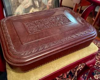 Bakelite silver chest