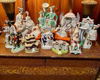 Antique Staffordshire collection