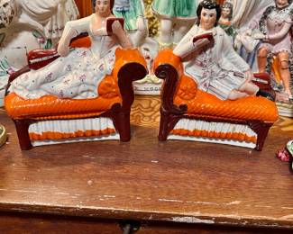 Staffordshire bookends
