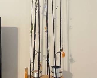 FANTASTIC COLLETION OF FISHING RODS