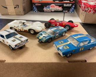 Slot Cars - Strombecker, Cox, K&B - more pics at MVauctioncenter.com
