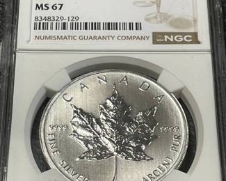 Silver $5 Maple Leaf