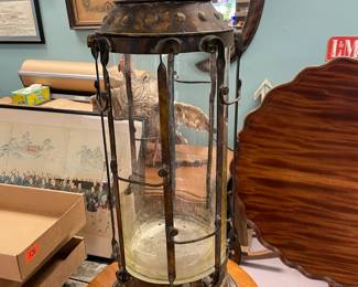 Wavy glass terrarium