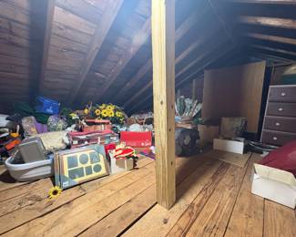 Attic Picking - All Items $1 Each (Please note that it is a ceiling drop-down with walk up steps)