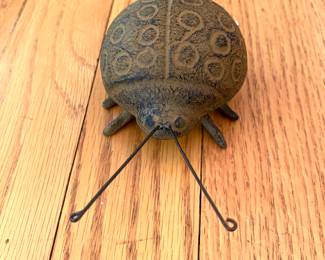 Cast iron lady bug