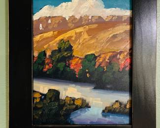 Contemporary Western/Southwest landscape painter, William Hawkins.