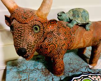 Molly Heizer Bull with Turtle.