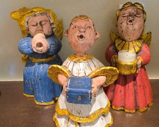 Talla Madera vintage carolers set