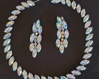 Kirk's Folly choker necklace and clip earrings set