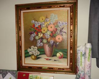 Oil Painting and Fabric