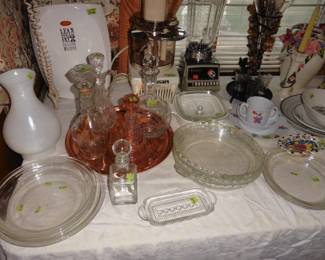 Bakeware, Glassware, George Forman Grill, Blender & Cuisinart