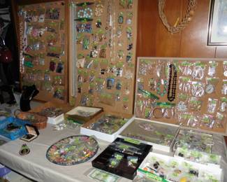 *Vintage Costume Jewelry (enough to open your own boutique)  Brands: Mirian Haskell, Les Benard,                        Marvella, Karla Jordan, Dauplaise, Bergere, Monet, Napier, etc.*
