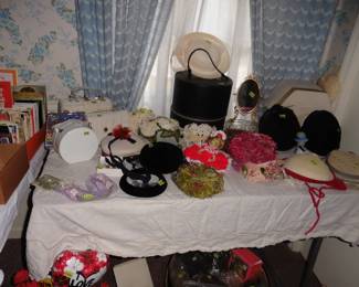 Vintage Hats and Purses
