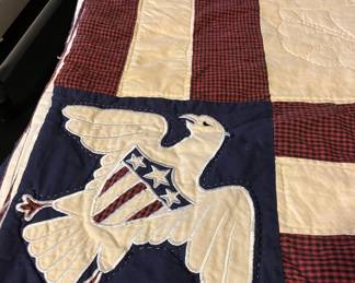 Really nice patriotic quilt