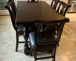 Counter height Dining Table and Chairs