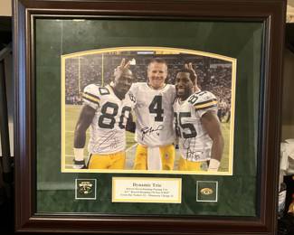 Autographed with Certificate of Authenticity on back. 
