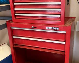 Craftsman Rolling Tool Box. Sold together. Has keys. 