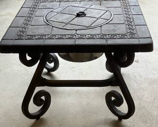 Outdoor Table with ice bucket 