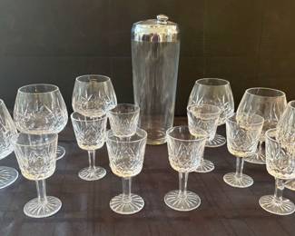 AS177Waterford Glasses Cocktail Shaker