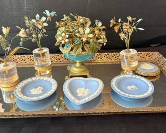 AS158Wedgwood Enameled Floral