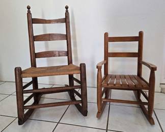AS232Vintage childrens rocking chairs