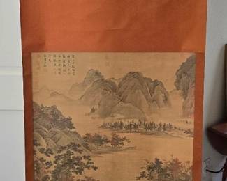 AS243Chinese scroll on paper