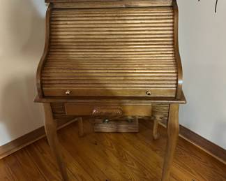Vintage Roll-Top Writing Desk - Asking $200 