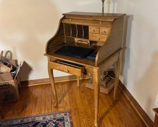 Vintage Roll-Top Writing Desk - Asking $200 