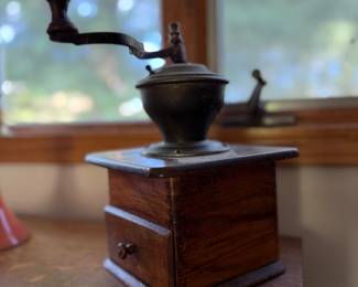 Antique coffee grinder 