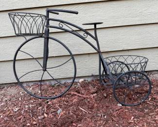 53 MetalBicycleFlowerBasketsGardenDecor