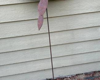 36 MetalDragonflyGardenStake